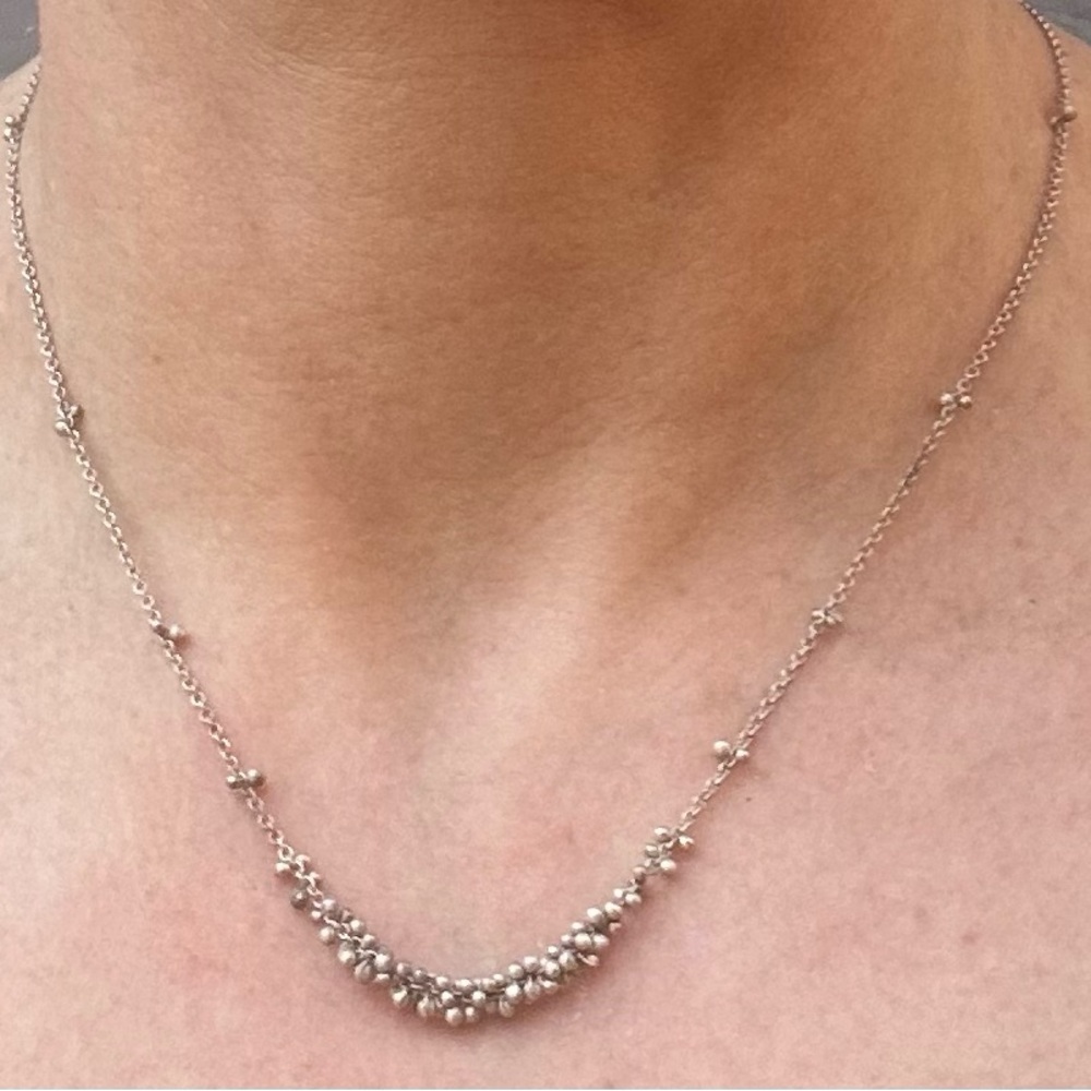 NWOT YedOmi Sterling Silver Wisteria Necklace